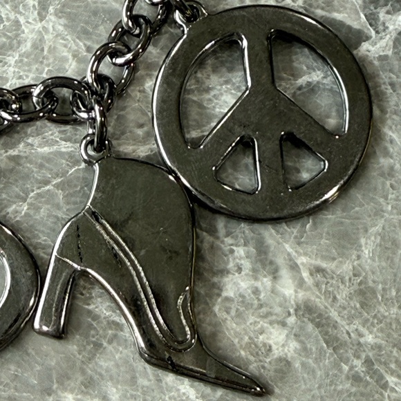 Donald J Pliner bag charm fob hangtag letters - Picture 5 of 8